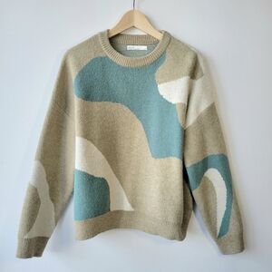 Oak and Fort Abstract-expressionist Sweater